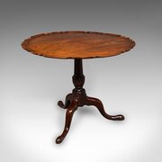 Antique 4 Seat Occasional Table, English, Walnut