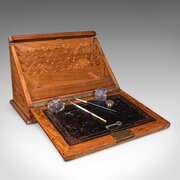 Antique Admirals Writing Station, English, Walnut