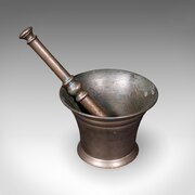 Antique Chemists Counter Mortar & Pestle, English