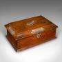 Antique Cigar Case, English, Oak, Cedar
