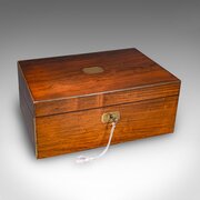 Antique Correspondence Box, English Writing Slope