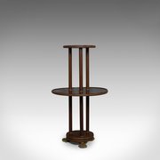 Antique Dumb Waiter, English, Victorian, Mahogany,