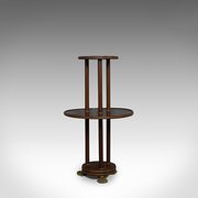 Antique Dumb Waiter, English, Victorian, Mahogany,