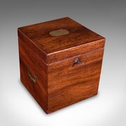 Antique Four Decanter Storage Box, English, Bottle