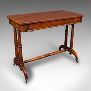 Antique Hallway Side Table, English, Portico, Desk