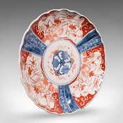 Antique Imari Display Plate, Japanese, Ceramic