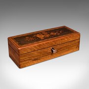 Antique Ladies Garden Seed Box, English, Case