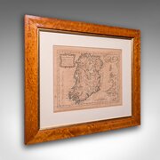 Antique Map Of Ireland, French, Framed Cartography
