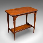 Antique Occasional Table English Walnut Side