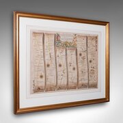 Antique Salisbury To Campden Coaching Map, English