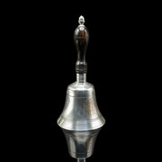 Antique Schoolmasters Bell, English, Silver Plate