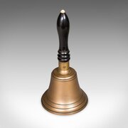 Antique Schoolmasters Hand Bell, English, Bronze