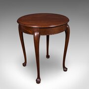 Antique Side Table, English, Occasional, Lamp