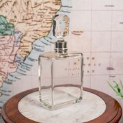 Antique Whiskey Decanter, English Glass, Bottle