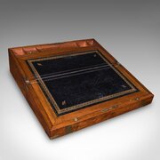 Antique Writing Slope, English, Walnut, Regency