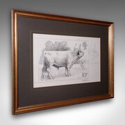 Artists Proof Sketch, English, Framed Drawing
