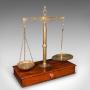 Large Antique Apothecary Weighing Scales, English
