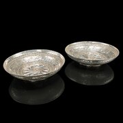 Pair Of Antique Presentation Serving Dishes, India