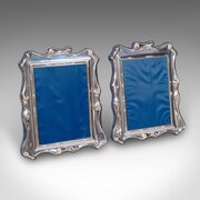 Pair Of Vintage Portrait Picture Frames, English