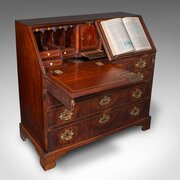 Rare Antique Barristers Bureau, English Secretary