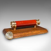 Small Antique 3 Draw Telescope, English, Brass