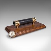 Small Antique 3 Draw Telescope, English, Brass