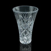 Tall Vintage Display Vase, English, Cut Crystal