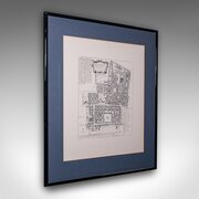 Vintage 18th Century Street Map, London, St James