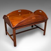 Vintage Butlers Tray Table, English Serving Stand