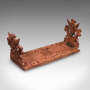 Vintage Extending Book Slide, Anglo Indian, Teak