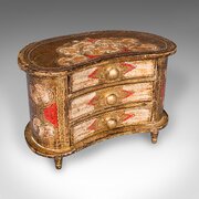 Vintage Florentine Jewellery Box, Italian Keepsake