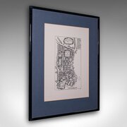 Vintage Framed 18th Century Street Map, London