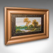 Vintage Framed Landscape Painting, Scottish, Oil