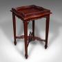 Vintage Silver Display Table, Oriental Mahogany