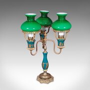 Vintage Three Branch Table Lamp, English, Light