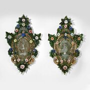Pair of 18th Century Venetian Murano Glass Mirrors