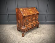Dutch Marquetry Inlaid Walnut Bureau