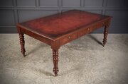 Early Victorian Mahogany Partners Writing Table