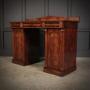 Flame Mahogany Pedestal Sideboard