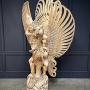 Large Indonesian Carved Garuda Sculpture