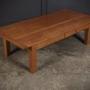 Large Solid Oak Coffee Table