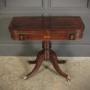 Regency Rosewood Inlaid Card Table