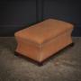 Regency Rosewood & Leather Box Ottoman