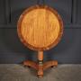 Satinwood & Walnut Round Occasional Table