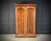 Victorian Mahogany Double Wardrobe