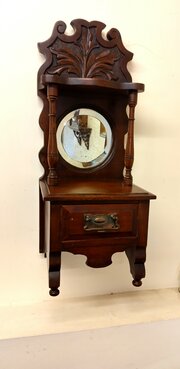 Walnut Trinket Shelf, Bathroom Cabinet