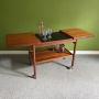 Danish Mid Century Drinks Trolley in Teak
