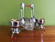 Egg Cup Set For 5 With Cups, Spoons, Salt & Pepper