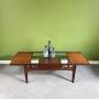 G Plan Fresco Teak/Glass Mid Century Coffee Table