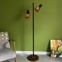 Mid Century Vintage Twin Spotlight Floor Lamp 